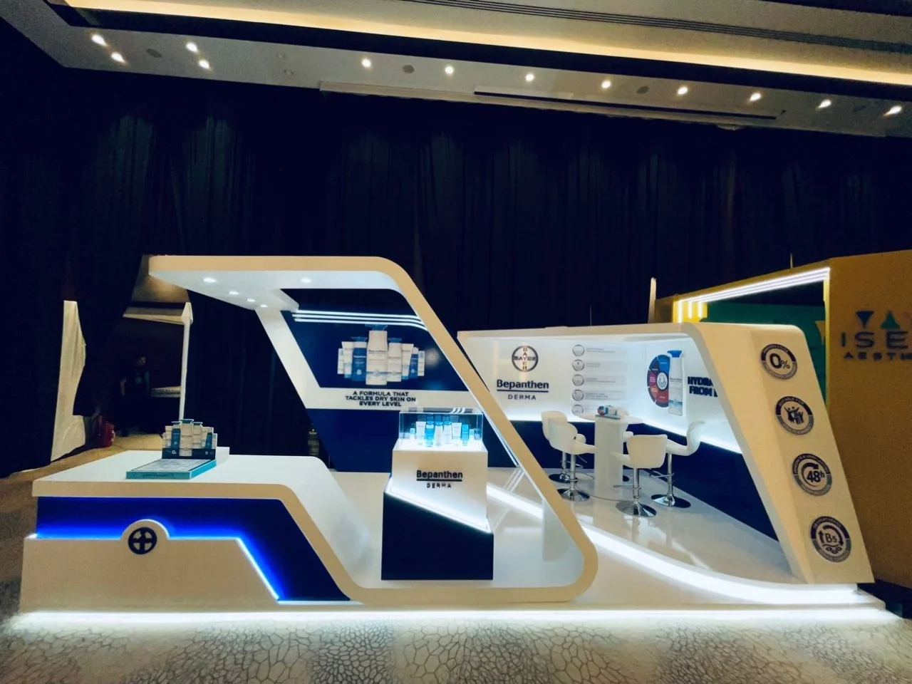 Bayer Bepanthen Booth - Night View