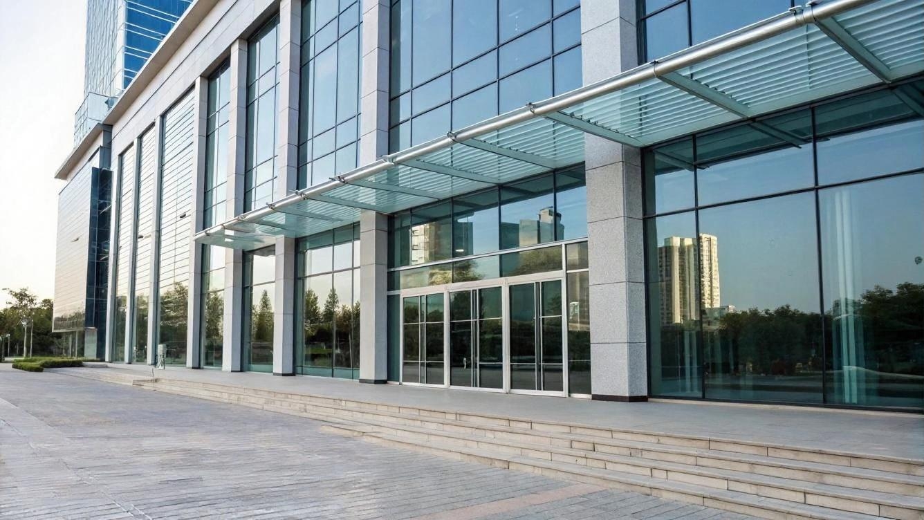 واجهة ألمنيوم وزجاج حديثة - CMS GROUP